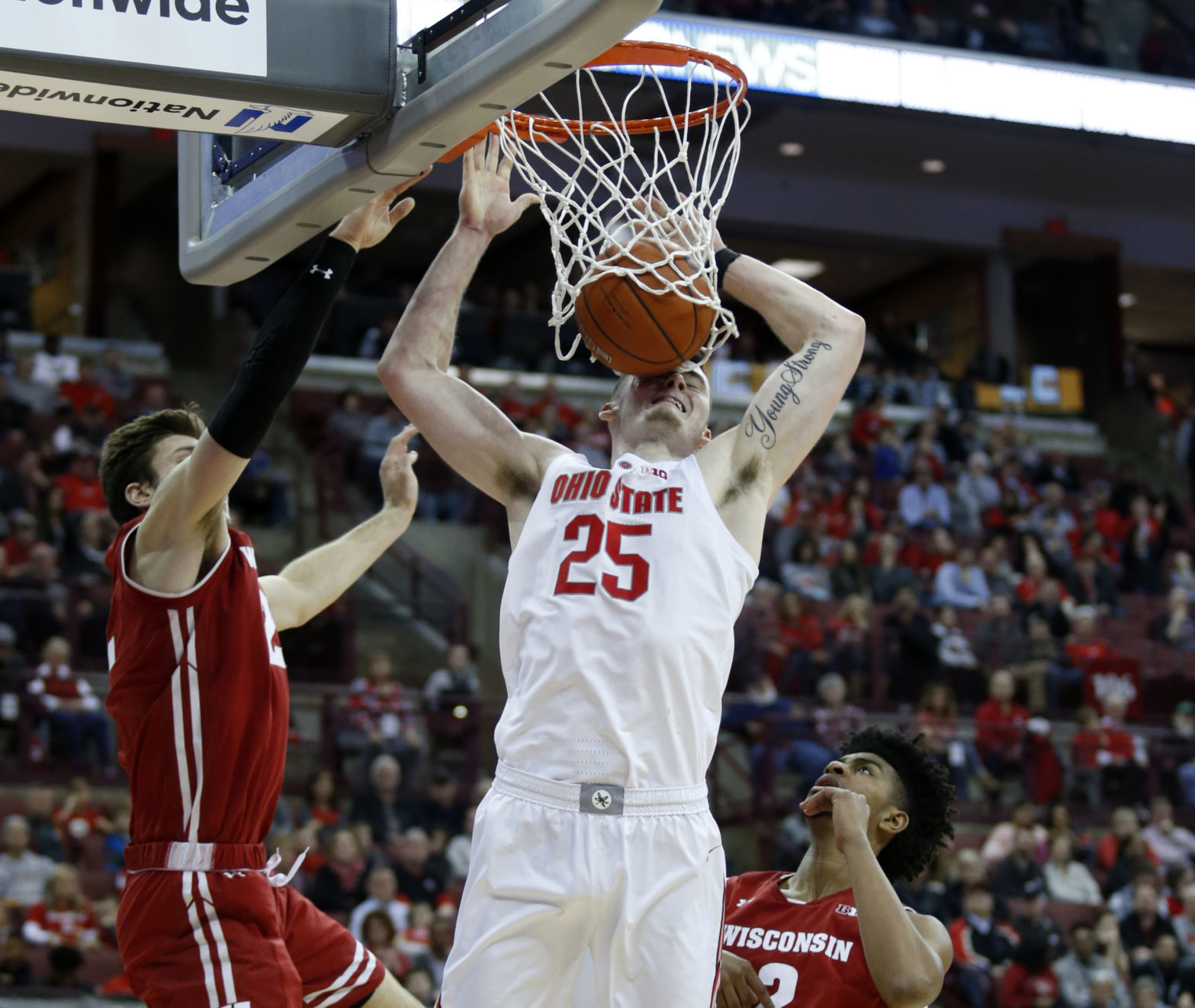 Badgers 73, Buckeyes 67 (OT)